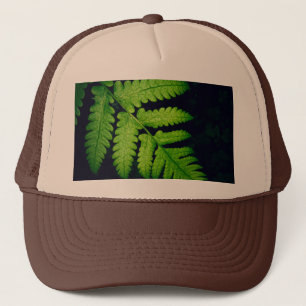 Gorra De Camionero Esquema único de hoja verde impresa-Gorra Tan y Ma