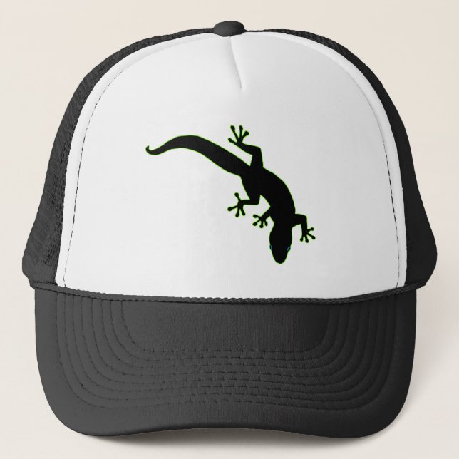 Gorra De Camionero Esquema verde de GECKO (Anverso)