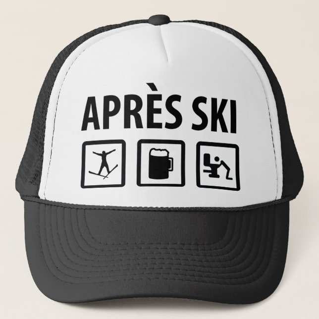 Gorra De Camionero esquí de los apres (Anverso)
