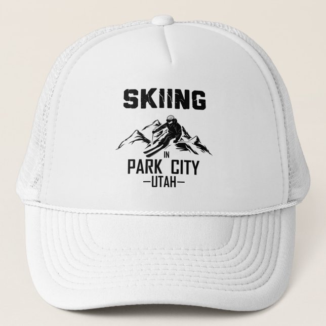 Gorra De Camionero Esquí de Park City Utah (Anverso)