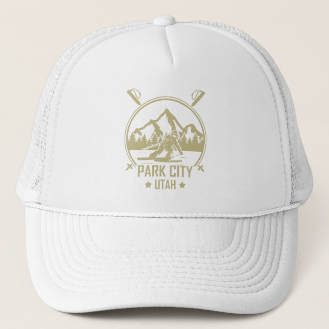 Gorra De Camionero Esquí de Park City Utah (Anverso)