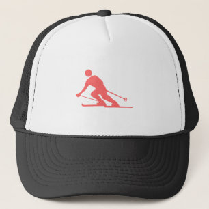 Gorra De Camionero Esquí - Rosa tropical