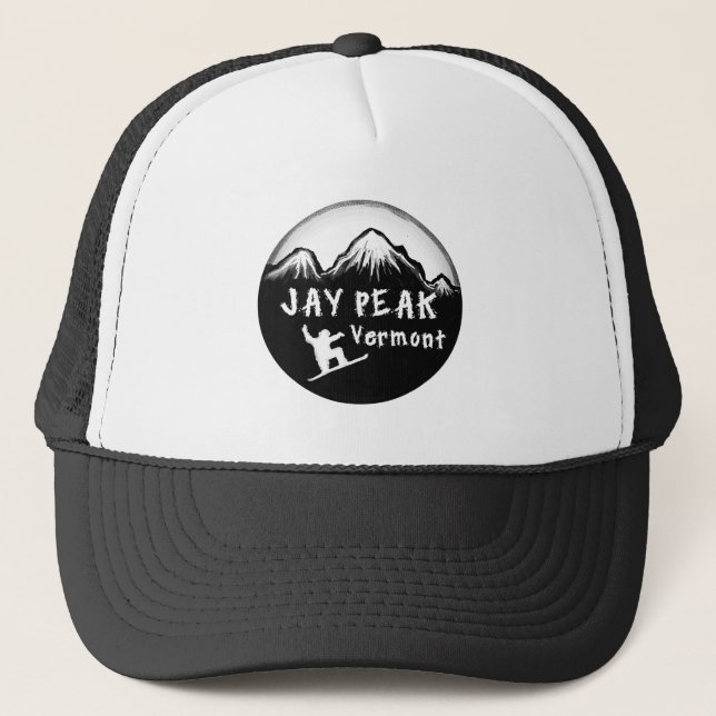 Gorra De Camionero Esquiador artístico máximo de Jay Vermont (Anverso)