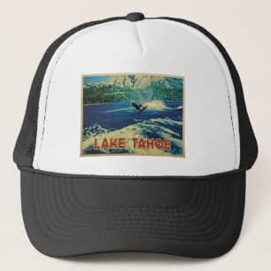Gorra De Camionero Esquiador del agua del lago Tahoe