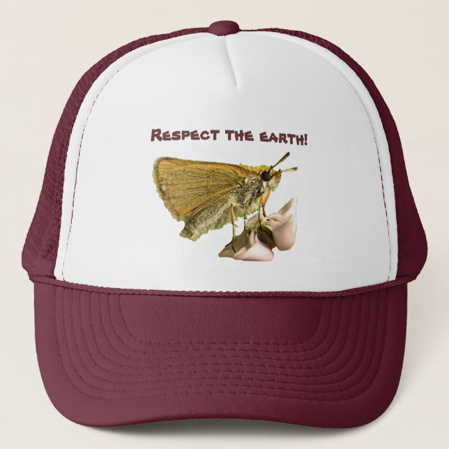 Gorra De Camionero Esquiador en la capa terrestre de Milkweed (Anverso)