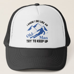 Gorra De Camionero Esquiar Como Un Viejo