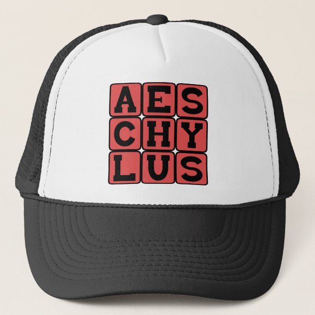 Gorra De Camionero Esquilo, trágico griego (Anverso)