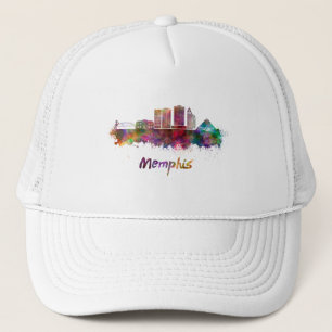 Gorra De Camionero Esquina de Memphis V2 en acuarela