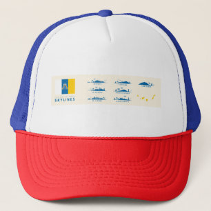 Gorra De Camionero Esquinas de las Islas Canarias