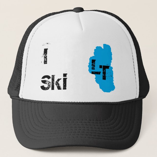 Gorra De Camionero Esquío el lago Tahoe (Anverso)