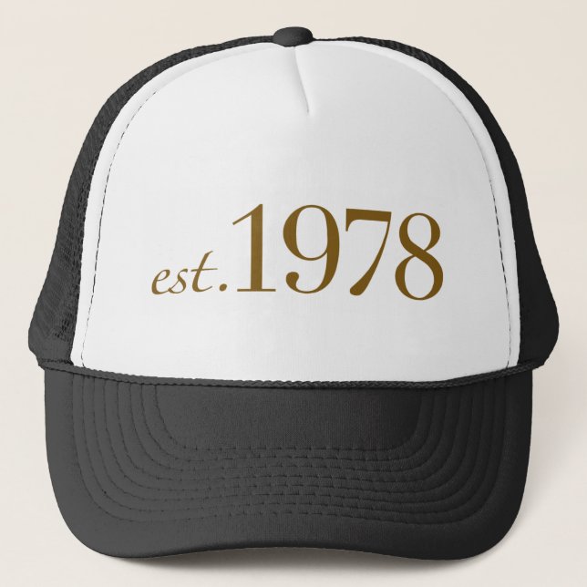 Gorra De Camionero Est 1978 (Anverso)