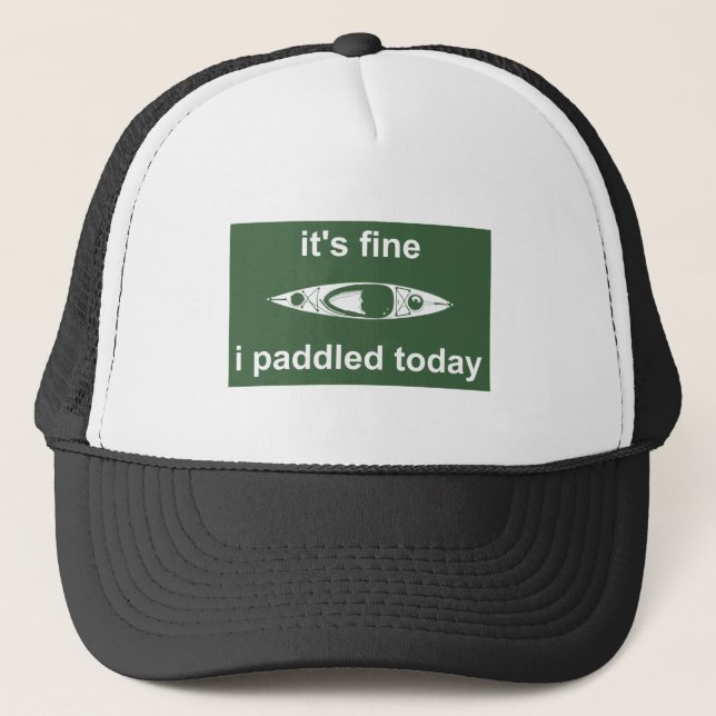 Gorra De Camionero Está bien, hoy me pegué (Anverso)