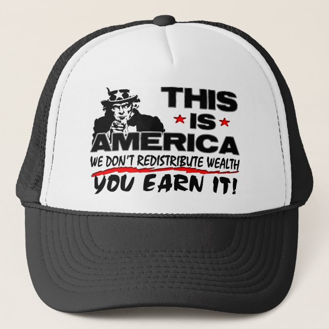 Gorra De Camionero ¡Ésta es América! (Anverso)