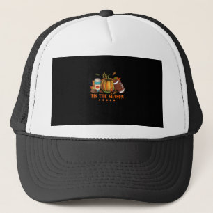 Gorra De Camionero Esta es la temporada de la hoja de calabaza Latte 