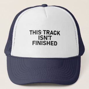 Gorra De Camionero Esta pista no ha finalizado - Diseño de texto bril