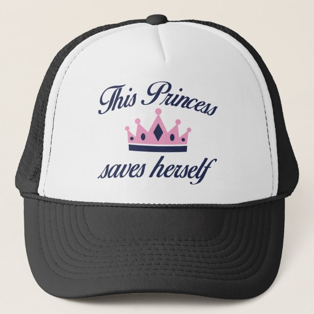 Gorra De Camionero Esta princesa se ahorra (Anverso)