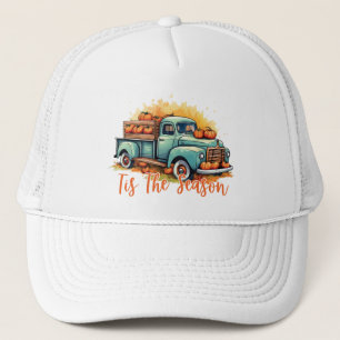 Gorra De Camionero Esta temporada - Camión rústico con calabazas