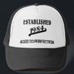 Gorra De Camionero Established 1984<br><div class="desc">Established 1984 Aged to perfection</div>