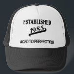 Gorra De Camionero Established 1985<br><div class="desc">Established 1985 Aged to perfection</div>