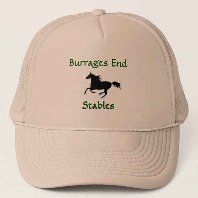 Gorra De Camionero Establos del extremo de Burrages (Anverso)
