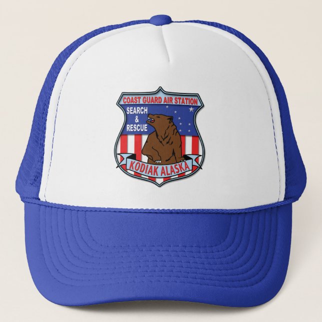 Gorra De Camionero Estación Aérea de la Guardia Costera Kodiak (Anverso)