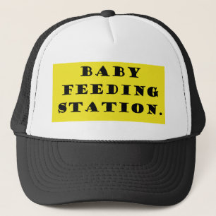 Gorra De Camionero Estación de alimentación para bebés