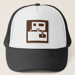 Gorra De Camionero Estación de la descarga de rv