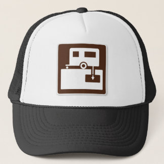 Gorra De Camionero Estación de la descarga de rv
