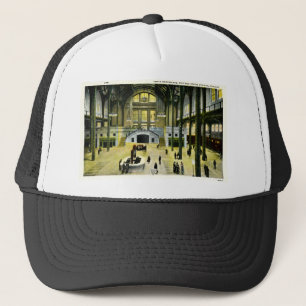 Gorra De Camionero Estación de la unión de Chicago Illinois del