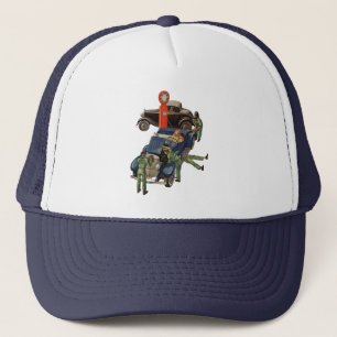 Gorra De Camionero Estación de Servicio Completo de Joe, Negocio Vint