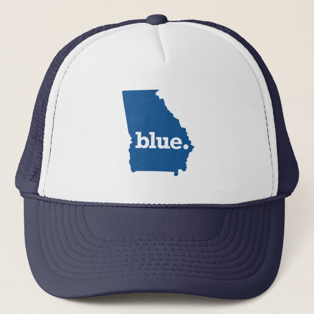 Gorra De Camionero Estado Azul Georgia (Anverso)