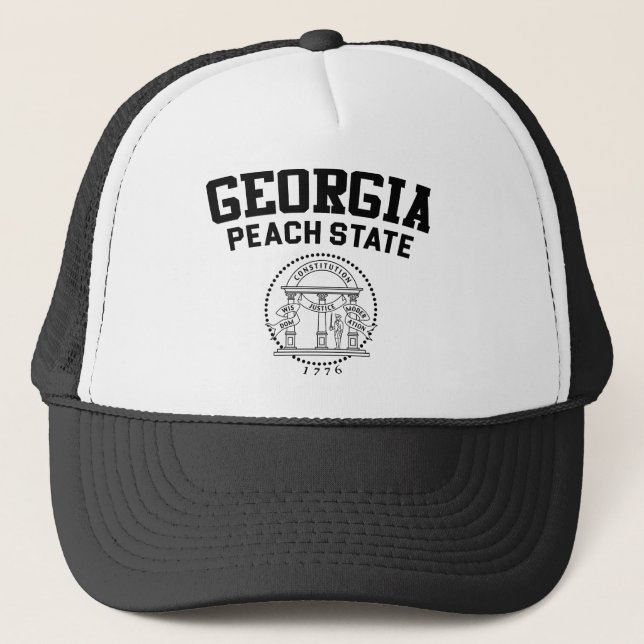 Gorra De Camionero Estado de Georgia Peach (Anverso)