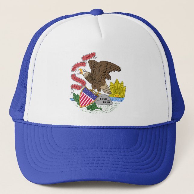 Gorra De Camionero Estado de Illinois (Anverso)