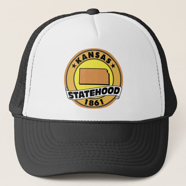 Gorra De Camionero Estado de Kansas (Anverso)