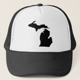 Gorra De Camionero Estado de Michigan americano