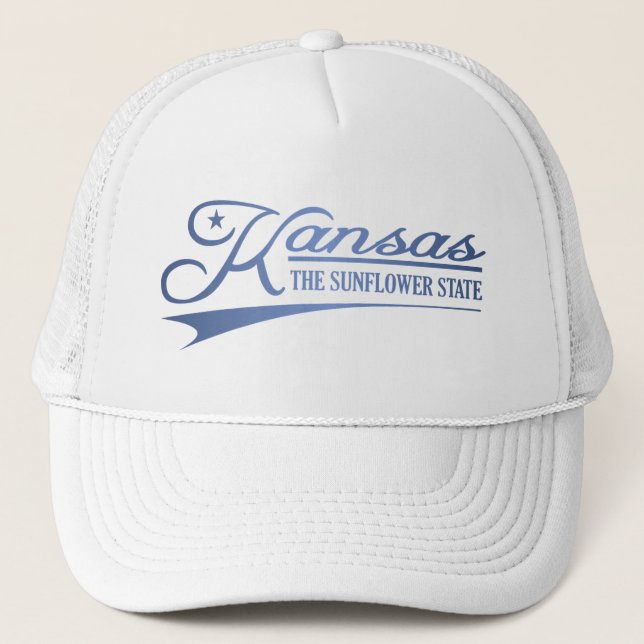 Gorra De Camionero Estado de Minas de Kansas (Anverso)