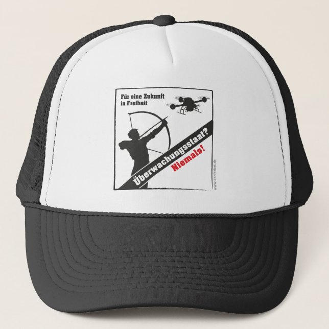 Gorra De Camionero Estado de vigilancia - No agradece! (Anverso)