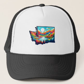 Gorra De Camionero Estado de Washington