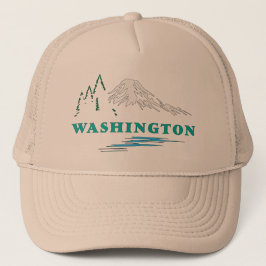 Gorra De Camionero Estado de Washington Estados Unidos de América