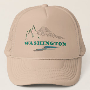 Gorra De Camionero Estado de Washington Estados Unidos de América