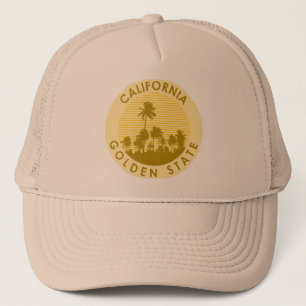 Gorra De Camionero Estado dorado de California