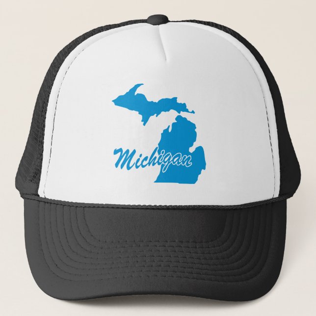 Gorra De Camionero Estado Michigan (Anverso)