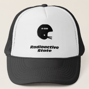 Gorra De Camionero Estado radiactivo del casco de fútbol