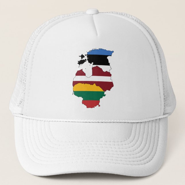 Gorra De Camionero Estados bálticos (Anverso)