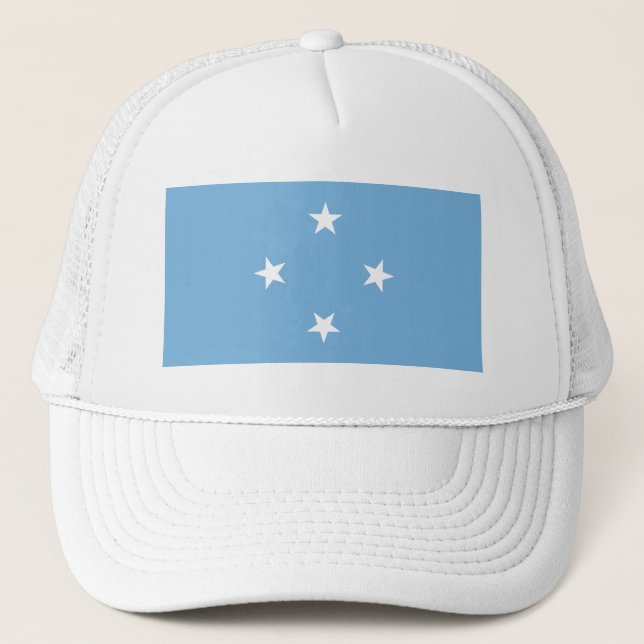 Gorra De Camionero Estados Federados de Micronesia Bandera (Anverso)