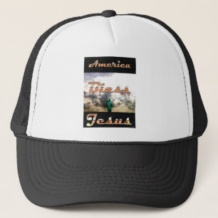 Gorra De Camionero Estados Unidos bendiga a Jesús