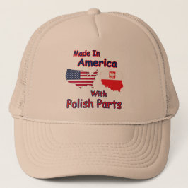 Gorra De Camionero Estados Unidos con partes polacas