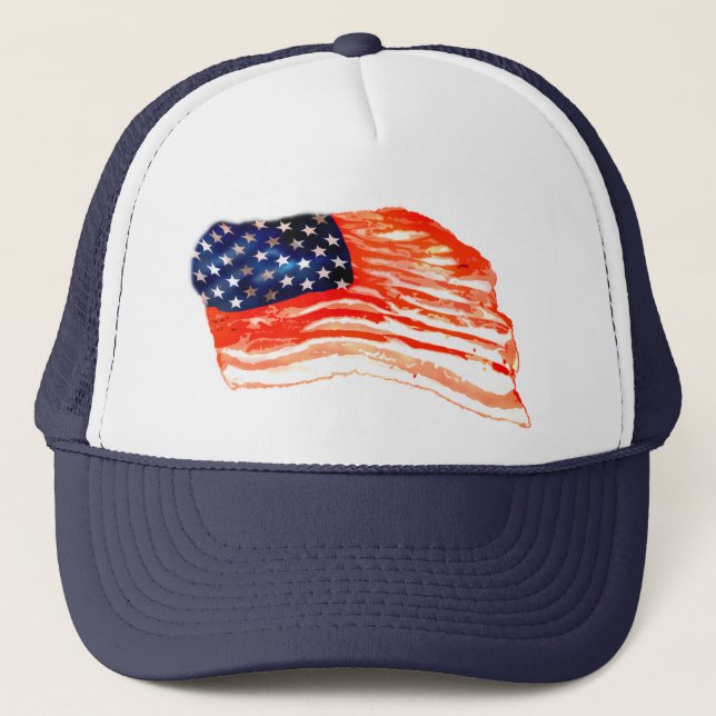 Gorra De Camionero Estados Unidos del tocino (Anverso)