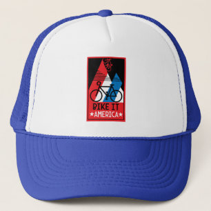 Gorra De Camionero Estados Unidos en bicicleta