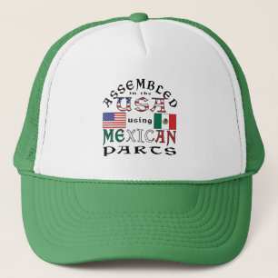 Gorra De Camionero Estados Unidos ensamblados usando piezas mexicanas